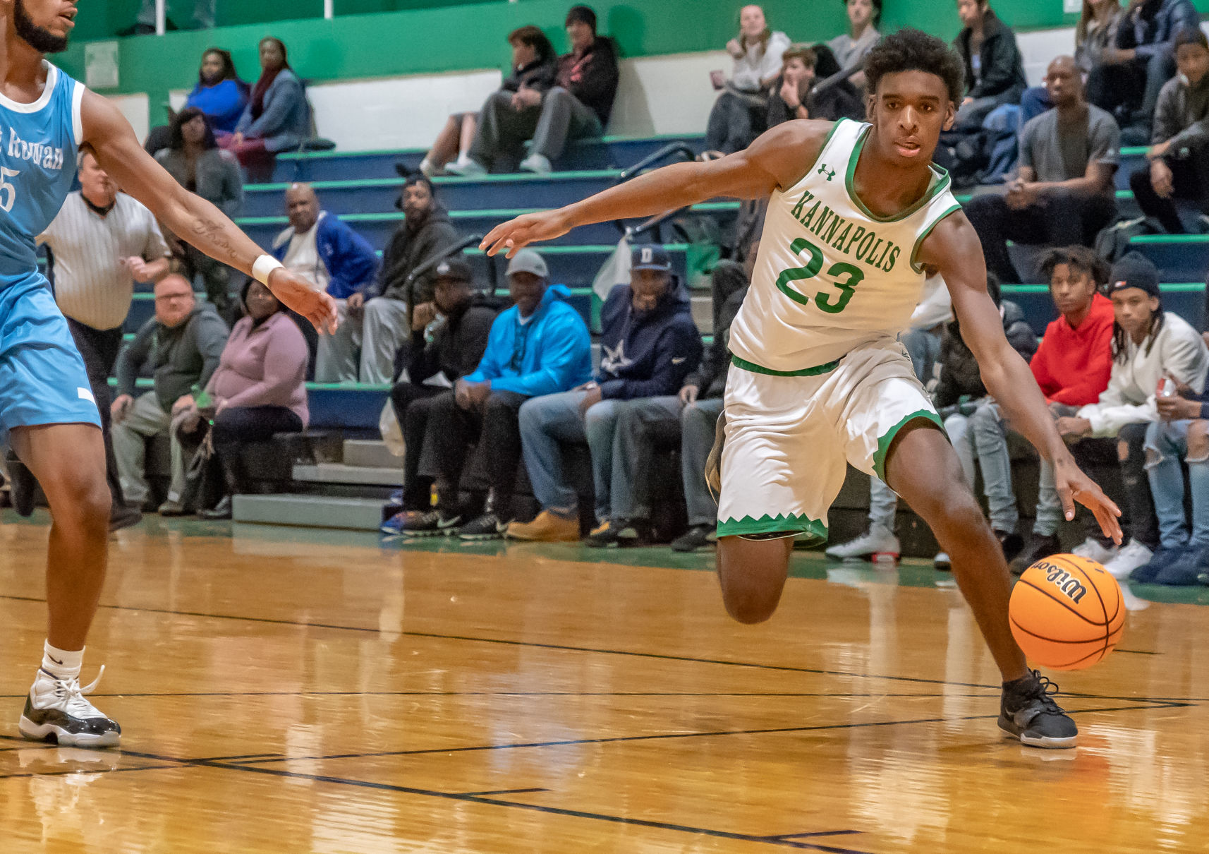 their home basketball game against West Rowan